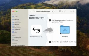 stellar data recovery installation