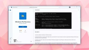 windows file recovery in microsoft store