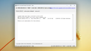 hdd llf low level format tool device details