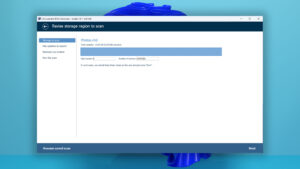 ufs explorer storage to scan step